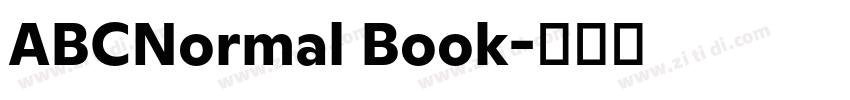 ABCNormal Book字体转换